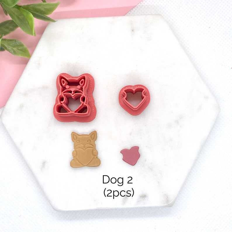 Dogs Cutter for Polymer Clay, Pets Cutter, Animals Cutter, Valentine ...