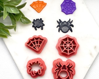Spider web Polymer Clay Cutter | Halloween  Cutters | Spooky cutter
