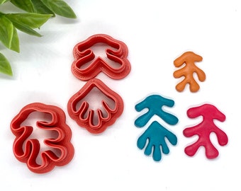 Reef cutters for Polymer Clay  | Summer Polymer Clay Cutters | Beach Cutter  | Dangle Clay Cutters