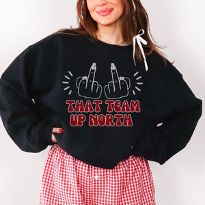 Ohio State Sweatshirt, OSU Gifts, College Game Day Apparel, OSU Michigan Rivalry Crewneck