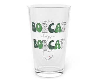 Ohio University Pint Glass, OU Bobcats Tumbler Cup, Ohio University Alumni Gift, OU Oh Yeah, Athens OH, College Graduation Gifts