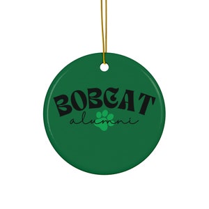 Ohio University alumni ornament, OU afgestudeerde kerstversiering, Bobcats vakantiecadeau, Athene OH afstudeercadeau, decor vakantie