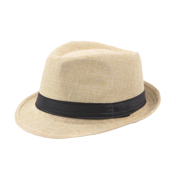 Unisex Fedora Hat  Women/ Men Summer Sun Jazz Hat Unisex Fashion Beach Casual Jazz Hat Cowboy Travel Sunhat Straw Hat