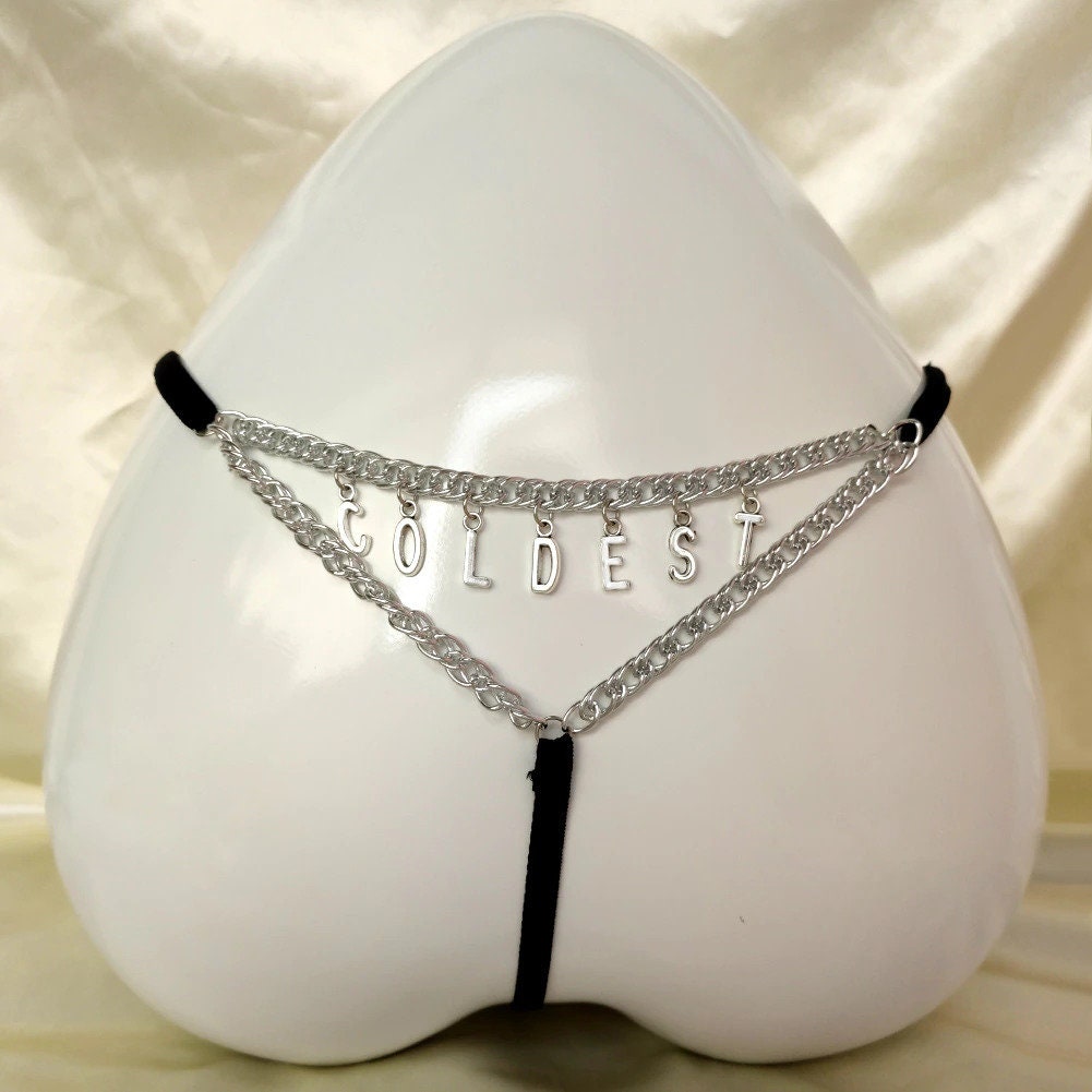 Personalized Body Waist Chain Custom Thong Chain Gstrings Etsy