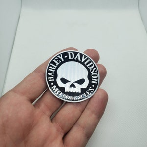 8 Willie G Skull Grey Patch