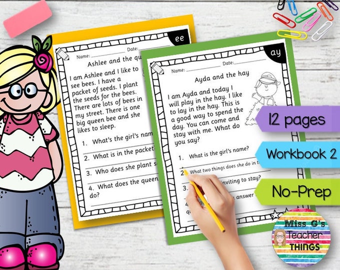 Reading Comprehension Book 2 - RWI Set 2 Phonics - Sounds and Stories ...