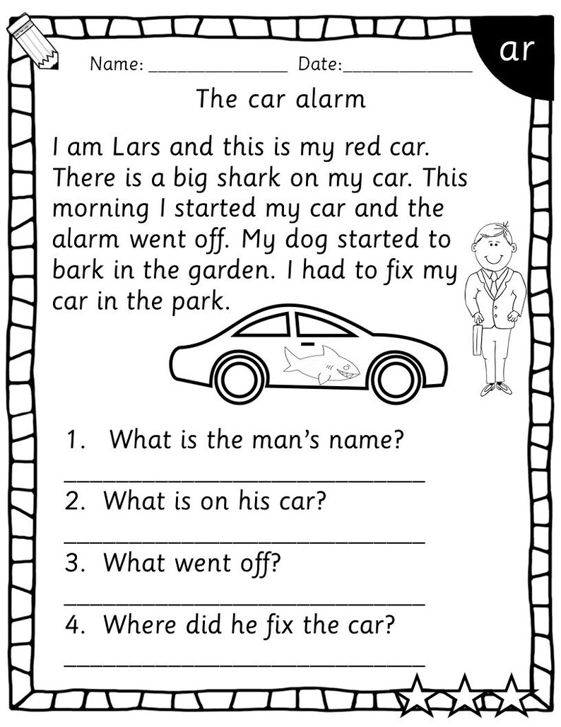 Reading Comprehension Book 2 - RWI Set 2 Phonics - Sounds and Stories ...