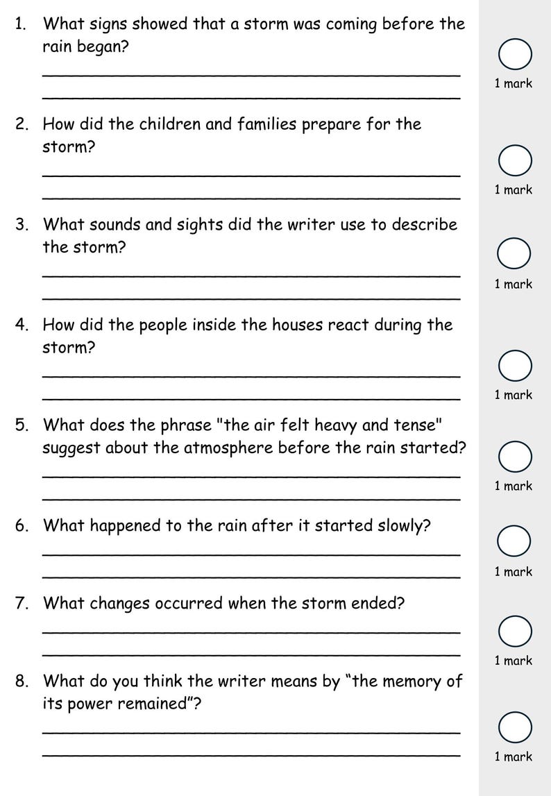 Year 3 Reading Comprehension Practice Papers | 3 Texts + Answer Sheets ...
