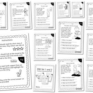 Reading Comprehension Book 1 - RWI Set 2 Phonics - Sounds and Stories ...
