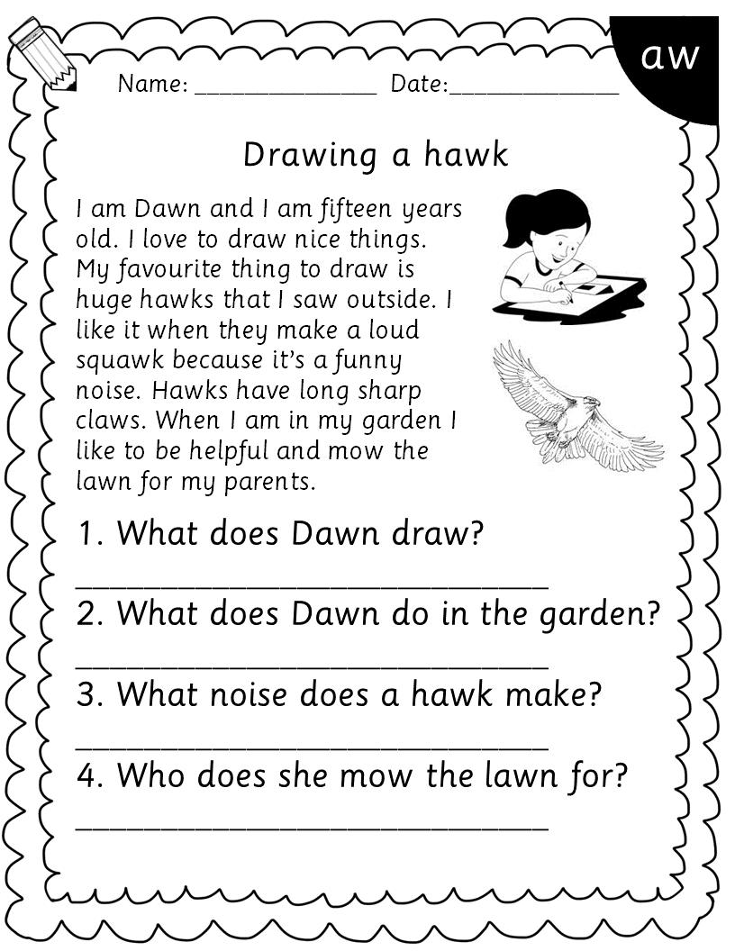 Buy RWI Reading Comprehension Book for Set 3 Phonics Sounds Practice ...