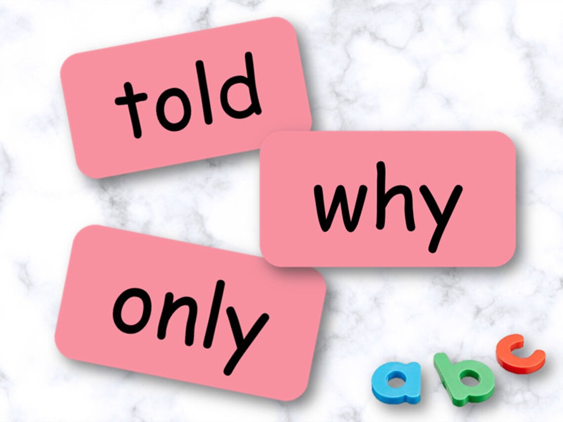 RWI Read Write Inc Red Word Flashcards Set 1 to 4 Phonics Reading Etsy