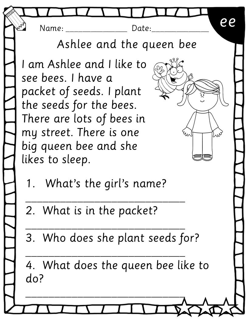 Rwi Proofread Example Reading Comprehension Book 2 - RWI Set 2 Phonics - Sounds and Stories ...