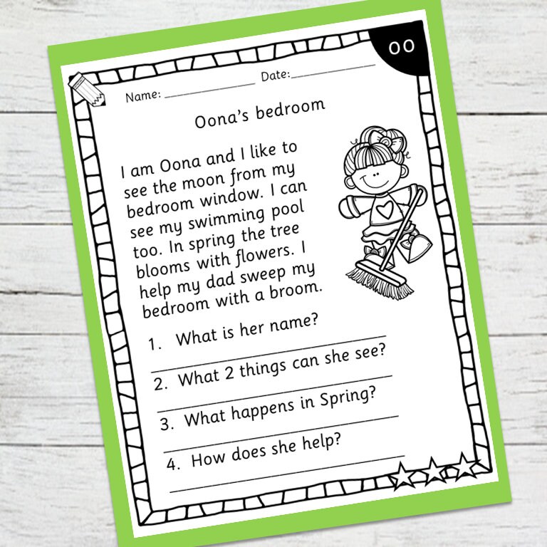 Rwi Proofread Example Reading Comprehension Book 2 - RWI Set 2 Phonics - Sounds and Stories ...