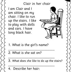 Reading Comprehension Book 1 - RWI Set 2 Phonics - Sounds and Stories ...