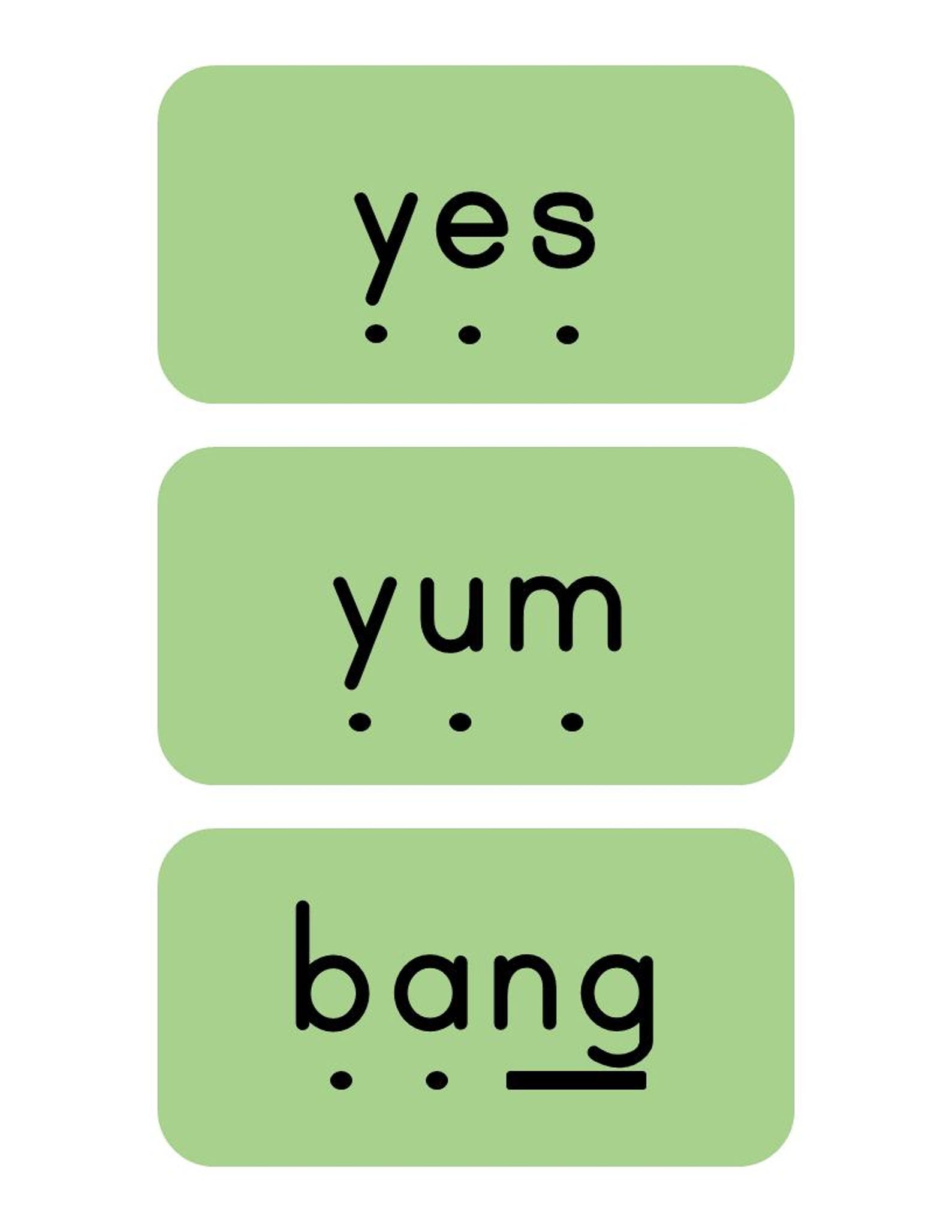 Wh Rwi Flashcard RWI Set 1 Green Word Flashcards - Phonics Decoding Practice: Sounds for ...
