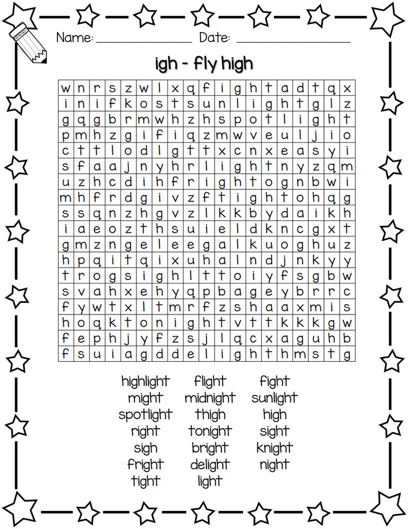 Read Write Inc (RWI) Set 2 Sounds - Word Searches With Answers - Etsy UK