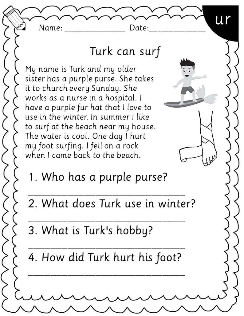 RWI Reading Comprehension Book for Set 3 Phonics Sounds Practice - Etsy