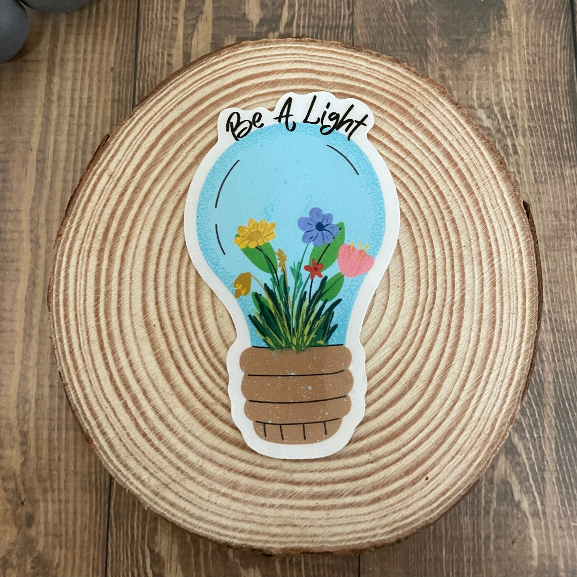 Christian Sticker, Be A Light Sticker, Faith Sticker, Clear Sticker ...