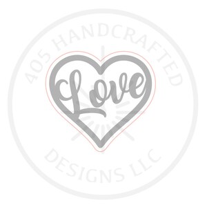 Amor Corazón Láser SVG