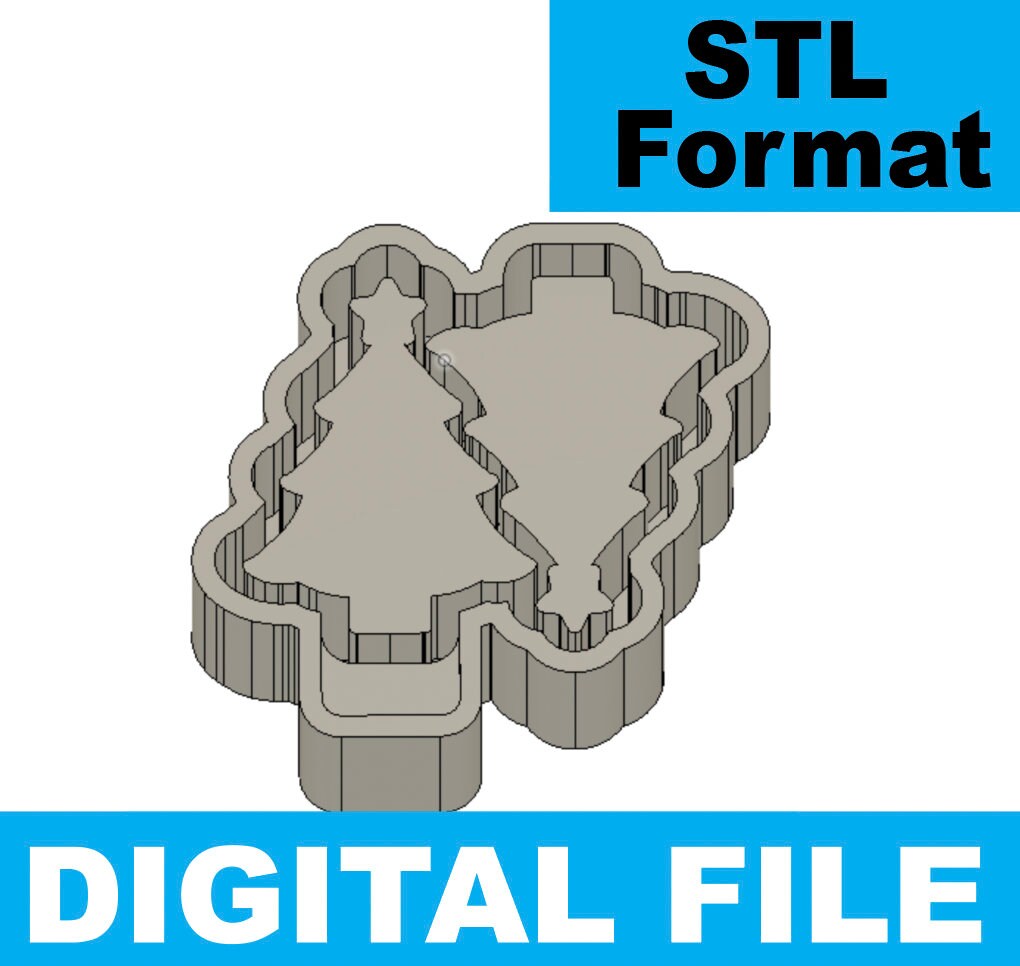 Vent Christmas Tree Freshie Blank for Molding 3D printer file STL