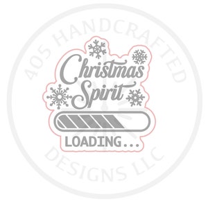 Christmas Spirit Laser SVG