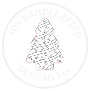 Christmas Tree Cake  Laser SVG