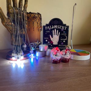 Handmade Mini 10 Piece Mini LED Flashlight Bulbs For Vintage Spirited Dolls They Can Turn Them On & Off