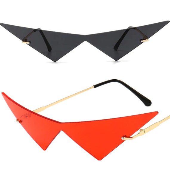 Pointy Anime Sunglasses Anime Cosplay Etsy