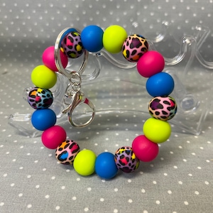 Neon Leopard Armband
