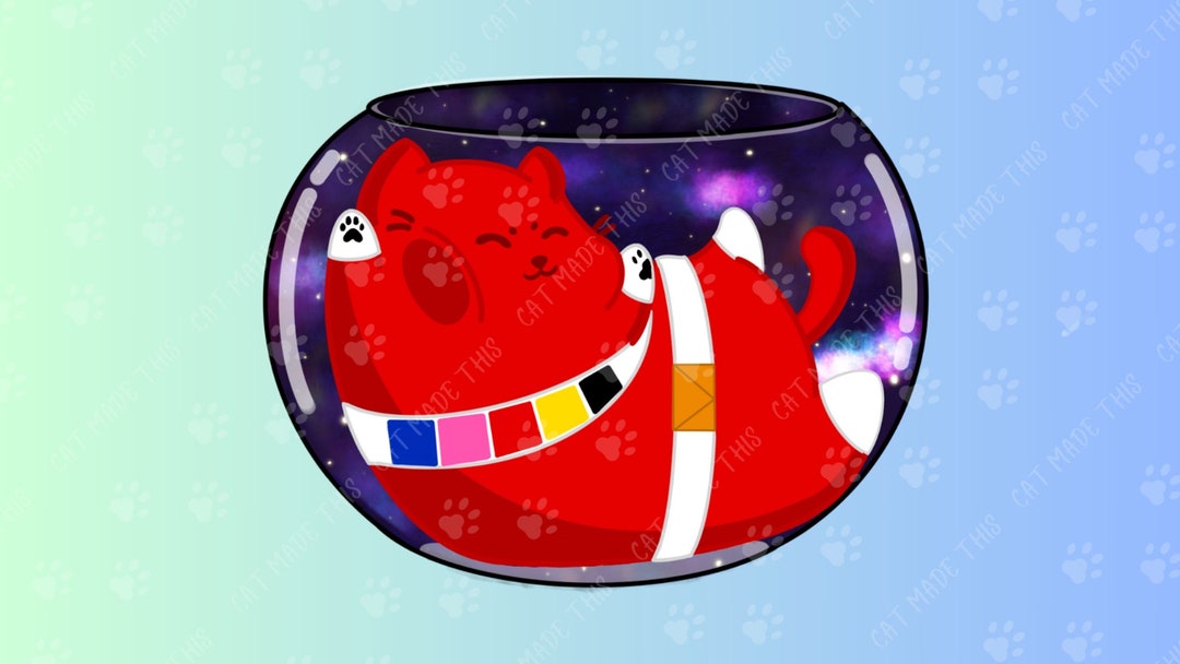 Red Space Kitty Ranger - Etsy
