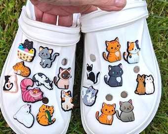 Cat Pin Shoes Charms Shoe Pendant* Gift for Advent Calendar Santa Claus or Christmas