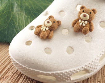 Bear Shoes Pin Teddy Shoe Pin Children Shoe Charms * Gift for Easter Advent Calendar Santa Claus Christmas
