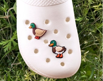 Ente Stockente Schwan Strauß Crocs Anstecker Schuhanstecker Schuh Charm Schuhe*