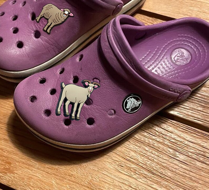 Goat Badge Crocs Shoe Pin Shoe Charm Shoes Etsy