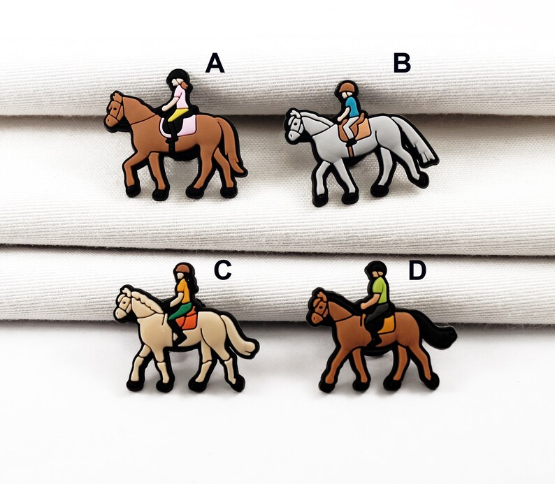Horse Badges for Crocs Shoe Pins Shoe Charm Shoe Badges Shoe Clips Etsy