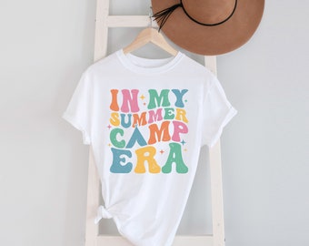 In My Summer Camp Era Shirt, Camping Shirt, Summer Vacation Shirt, Retro Summer Camp Shirt, Summer Vibes Shirt, Camping Lover Tee