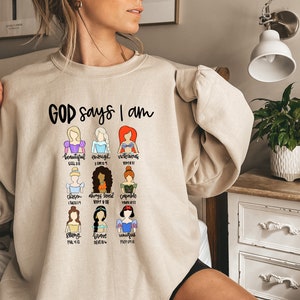 Princess Bible Verse Shirt, Disney Princess God Says I am Shirt,  Disney Christian shirt, Disneyland shirt, Disney Princess God Says shirt