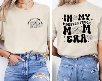 In My Monster Truck Mom Era Shirt, Monster Truck Mom Tee, Truck Shirt, Gift for Mom, Funny Mom Sweatshirt, Truck Lover Tee, Truck Mom Tee