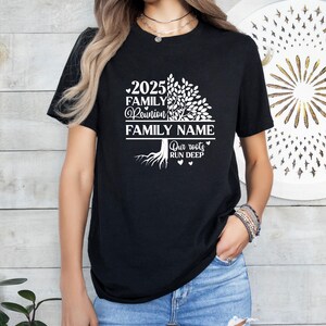 Personalized Family Reunion Shirt, Our Roots Run Deep Sweater, Custom With Family Name Shirts, 2025 Family Tee, Funny Matching Family Shirts
