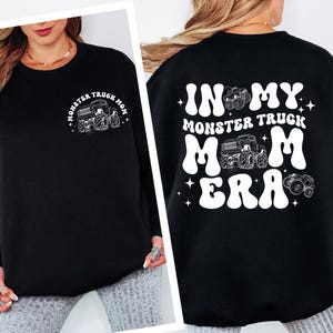 Monster Truck Mom Shirt, Boy Mom Era Tee, Monster Jam Mom Shirt, Race Day Mom Gift, Trendy Mom Graphic Tee image 5