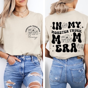 Monster Truck Mom Shirt, Boy Mom Era Tee, Monster Jam Mom Shirt, Race Day Mom Gift, Trendy Mom Graphic Tee image 1