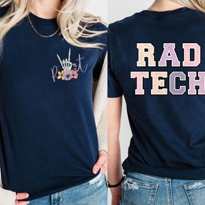 RAD Tech Shirt, Radiology Graduation Gift, Radiology Skeleton Shirt, RAD Tech Tee, X-ray Tech Shirt, Tech Gifts, Radiology Grad Gifts