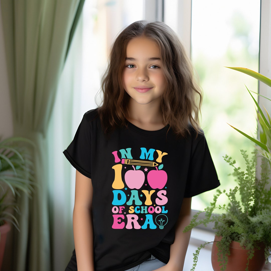 In My 100 Days of School Era Shirt, Kindergarten Shirt, 100th Day of ...