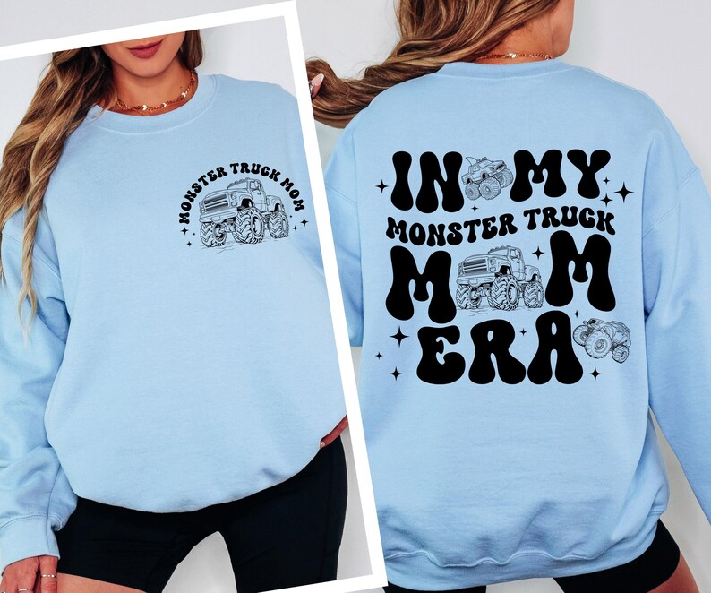 Monster Truck Mom Shirt, Boy Mom Era Tee, Monster Jam Mom Shirt, Race Day Mom Gift, Trendy Mom Graphic Tee image 4