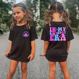 In My Birthday Era Shirt, Kids Birthday Shirt, Retro Birthday Girl Gift, Birthday Toddler Tee, Girls Birthday Tee, Birthday Kids Shirt