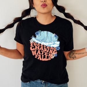 Waterfall Shirt, Outdoor Shirt, Hiking Shirt, Hiking Gifts, Mountain Shirt, Nature Lover Shirt Gift, Camping Gifts for Women