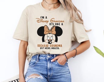 Grandma shirt, I &#39;m Disney Grandma It&#39;s Like a Regular Grandma But More Magical, Disney Grandma Shirt, Funny Grandma Shirt