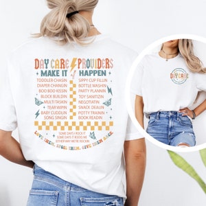 Daycare Shirt, Daycare Tour Shirt, Toddler Teacher, Daycare Teacher Shirt, Preschool Teacher Gift, Gift for Teacher, Cute Teacher Gift Shirt