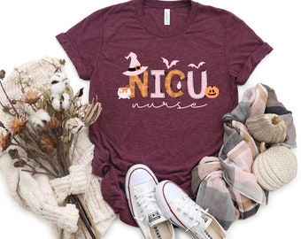 NICU Nurse Halloween Shirt, Neonatal Intensive Care Unit Nurse, Halloween Hospital Party Shirt, Spooky Fall Nurse, NICU Nursing Student