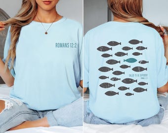 Comfort Colors Called To Be Different Shirt, Romans 12:2 Christian Tee, Faith Bible Verse Shirt, Religious Gift, Christian Sweatshirt